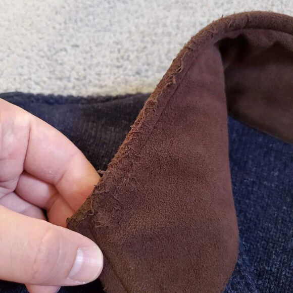 LL Bean sweater Mens Extra Large Blue Vest 100% Merino Wool Lambswool Waterfowl - Picture 6 of 10